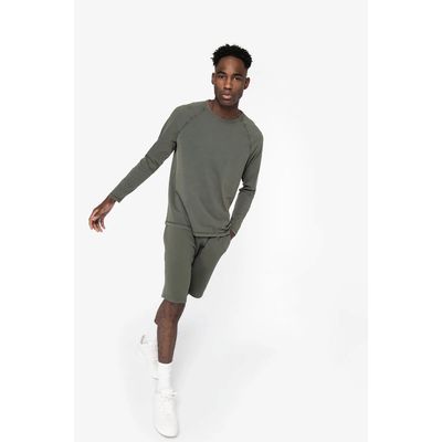 Camiseta hombre manga larga raglán