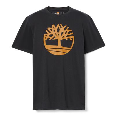 Camiseta con Logo de árbol Black / Wheat 3Xl
