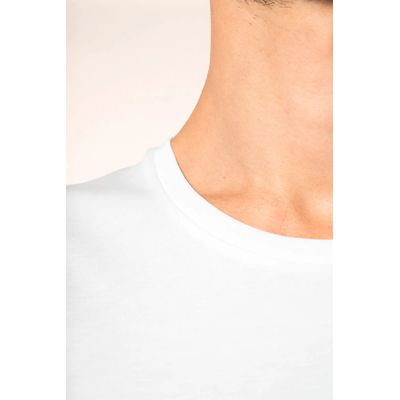 Camiseta algodón cuello redondo hombre