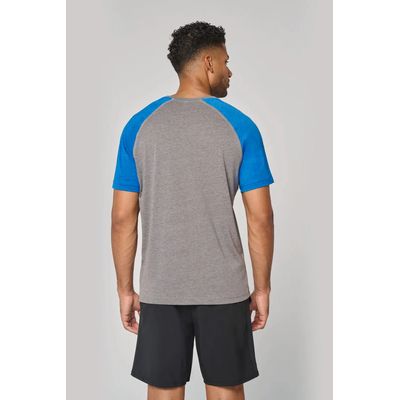 Camiseta bicolor Cuello redondo