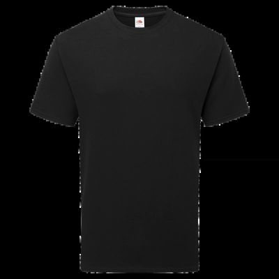 Camiseta de algodón orgánico corte clásico Black S