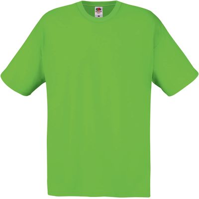 Camiseta niños algodón cuello redondo Lime 5/6 Ans