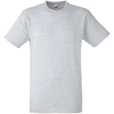 Camiseta de algodón estilo clásico Heather Grey Xxl
