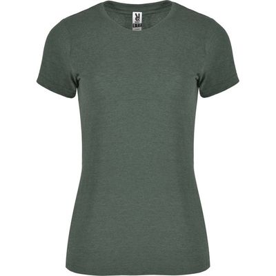Camiseta mujer manga corta Verde Botella Vigore L