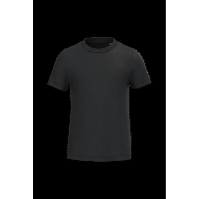 Camiseta Colores lisos 100% algodón Black 2/4 Ans