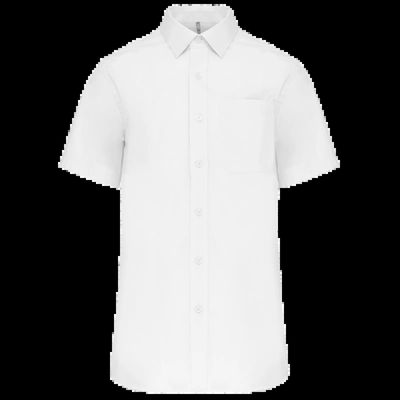 Camisa manga corta hombre Bolsillo izquierdo White M