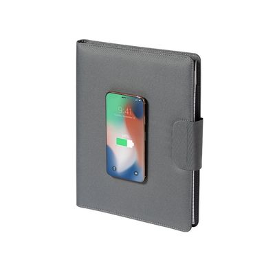 Carpeta RPET con Cargador Inalámbrico
