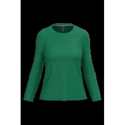 Camiseta algodón de manga larga mujer Kelly Green M