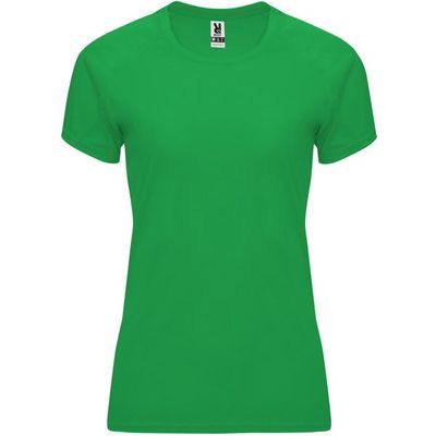 Camiseta Mujer Control Dry Entallada Verde Helecho L