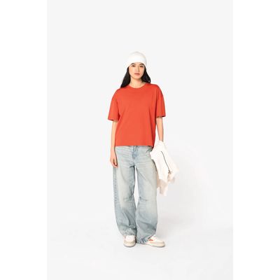 Camiseta algodón orgánico oversize mujer