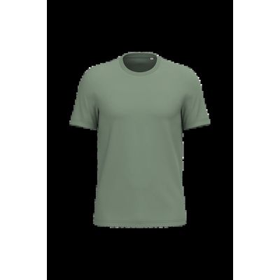 Camiseta algodón orgánico ajustado Moss Green 3Xl