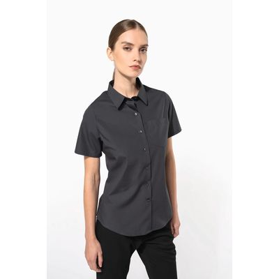 Camisa easy care manga corta mujer
