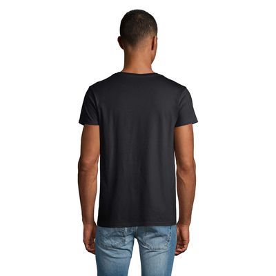 Camiseta ajustada de cuello redondo para hombre