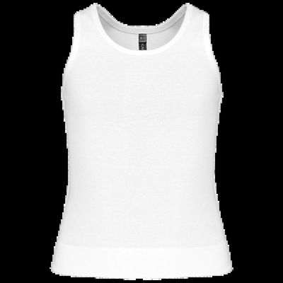 Camisa tirantes niña algodón White 10/12 Ans