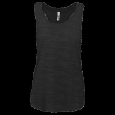 Camiseta tirantes holgada deporte mujer Black Xs
