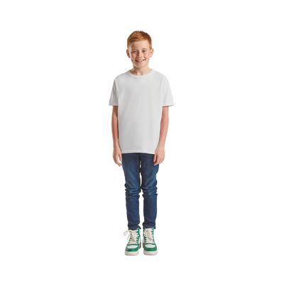 Camiseta infantil algodón corte básico