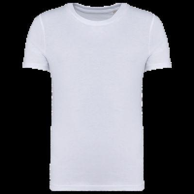 Camiseta algodón orgánico infantil White 12/14 Ans