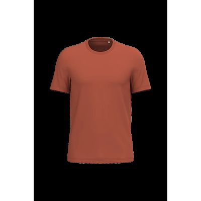 Camiseta algodón orgánico ajustado Burnt Brick 5Xl