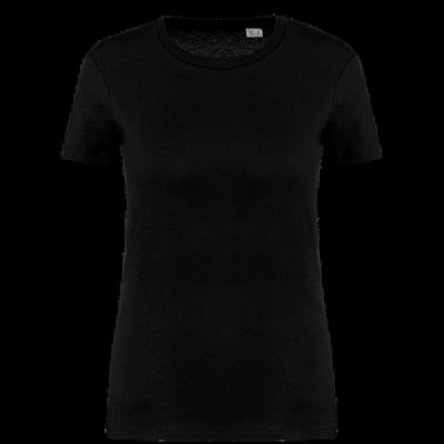 Camiseta chica algodón orgánico Black Xs