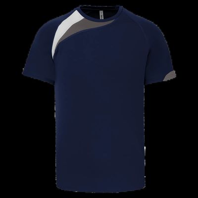 Camiseta deportes manga corta niños Sporty Navy/White/Storm Grey 12/14 Ans