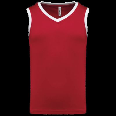 Camiseta de baloncesto para niños Sporty Red / White 12/14 Ans