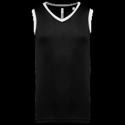 Camiseta de baloncesto para hombre Black / White S