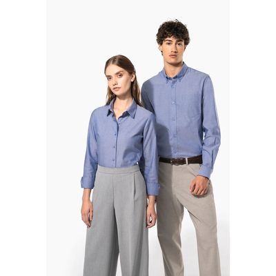 Camisa oxford hombre algodón poliéster