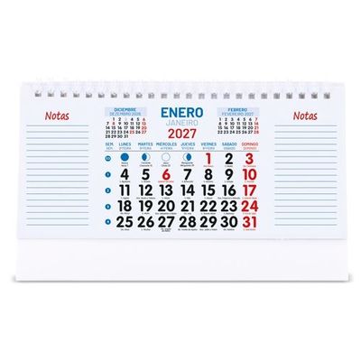Calendario Sobremesa Bilingüe