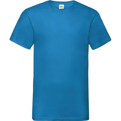 Camiseta hombre cuello de pico Azur Blue Xl