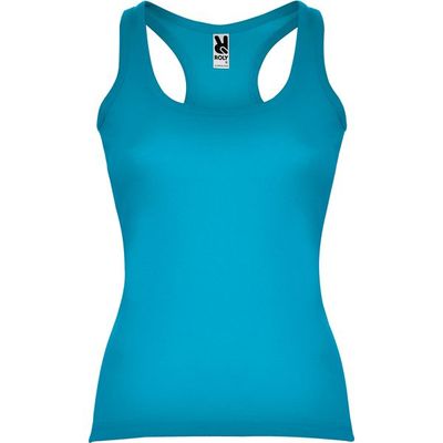 Camiseta entallada estilo nadadora Turquesa Xl