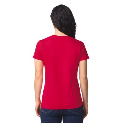 Camiseta mujer algodón sin costuras