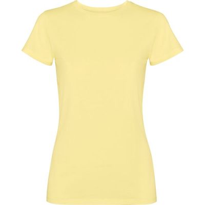 Camiseta mujer algodón efecto desgastado