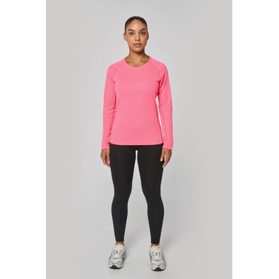 Camiseta de deporte manga larga poliéster