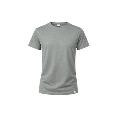 Camiseta Niño Algodón RPET Sostenible Gri 10-12
