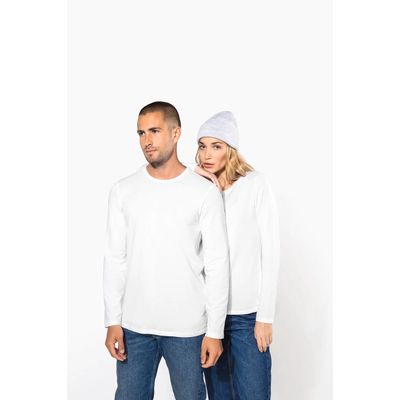 Camiseta manga larga mujer y cuello redondo
