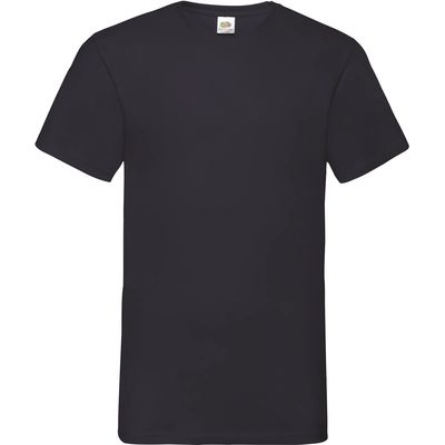 Camiseta hombre cuello de pico Black 5Xl
