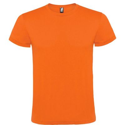 Camiseta Manga Corta Tubular Naranja 3Xl