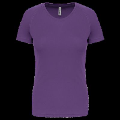 Camiseta de deporte mujer poliéster Violet Xs