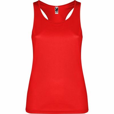 Camiseta tirantes transpirable Rojo Xl