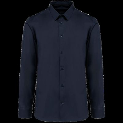 Camisa popelina algodón hombre Essential Dark Navy 4Xl