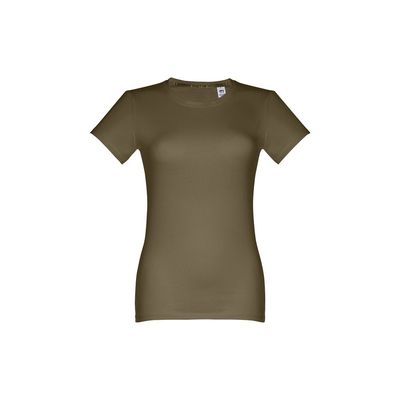 Camiseta de mujer entallada en punto jersey