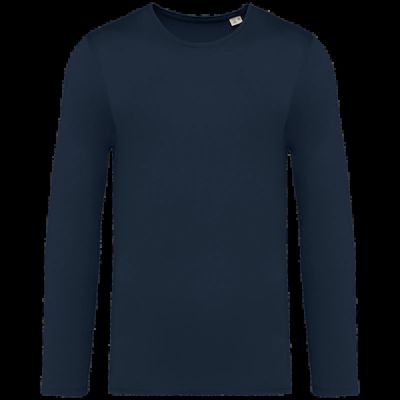 Camiseta algodón orgánico efecto lavado Washed Navy Blue Xl