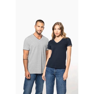 Camiseta de punto piqué mujer