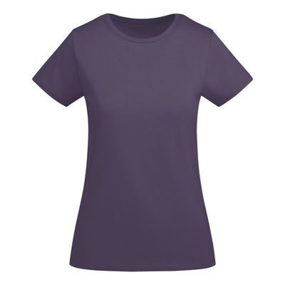 Camiseta entallada mujer algodón orgánico Lila Xl