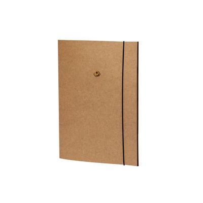 Carpeta con semillas tapa flexible y banda elástica