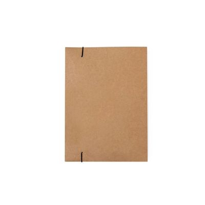 Carpeta con semillas tapa flexible y banda elástica