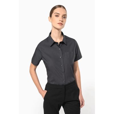 Camisa easy care manga corta mujer