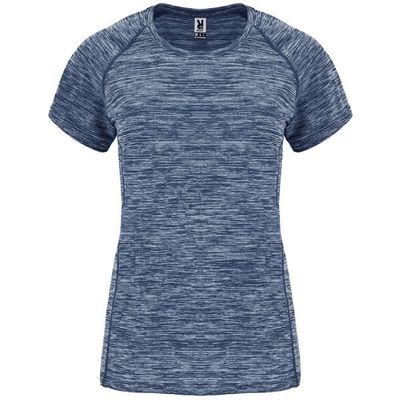 Camiseta Técnica Mujer Entallada Manga Ranglán Azul Marino Vigore Xl