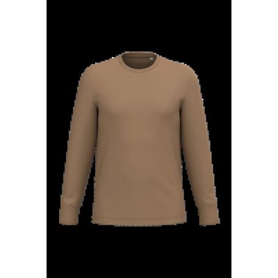 Camiseta orgánica manga larga unisex Dark Camel S