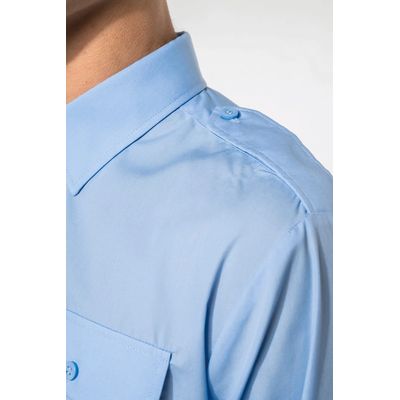 Camisa de piloto manga larga para hombre